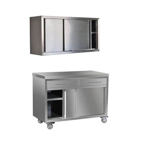 stainless steel food safe kitchen cabinets